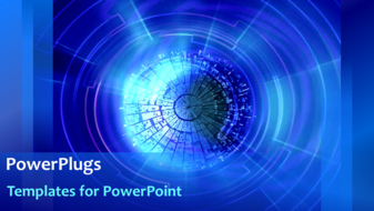 PowerPoint Template - An abstract network